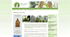 Desktop Screenshot of altersheim-st-anna.de
